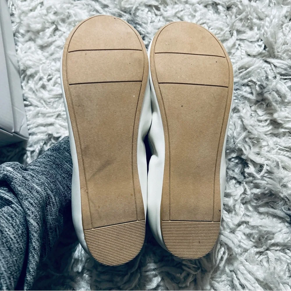 Nordstrom White Ballet Flats